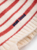 Red Striped Baby Knitted Tie Beanie by Bobo Choses