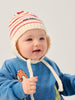 Red Striped Baby Knitted Tie Beanie by Bobo Choses
