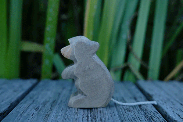 Wooden Baboon by Holzwald