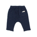 Navy Soft Jersey Baby Trousers by Buho
