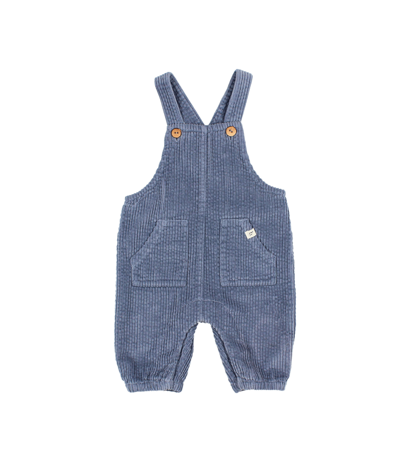 Artic Blue Corduroy Dungarees by Buho