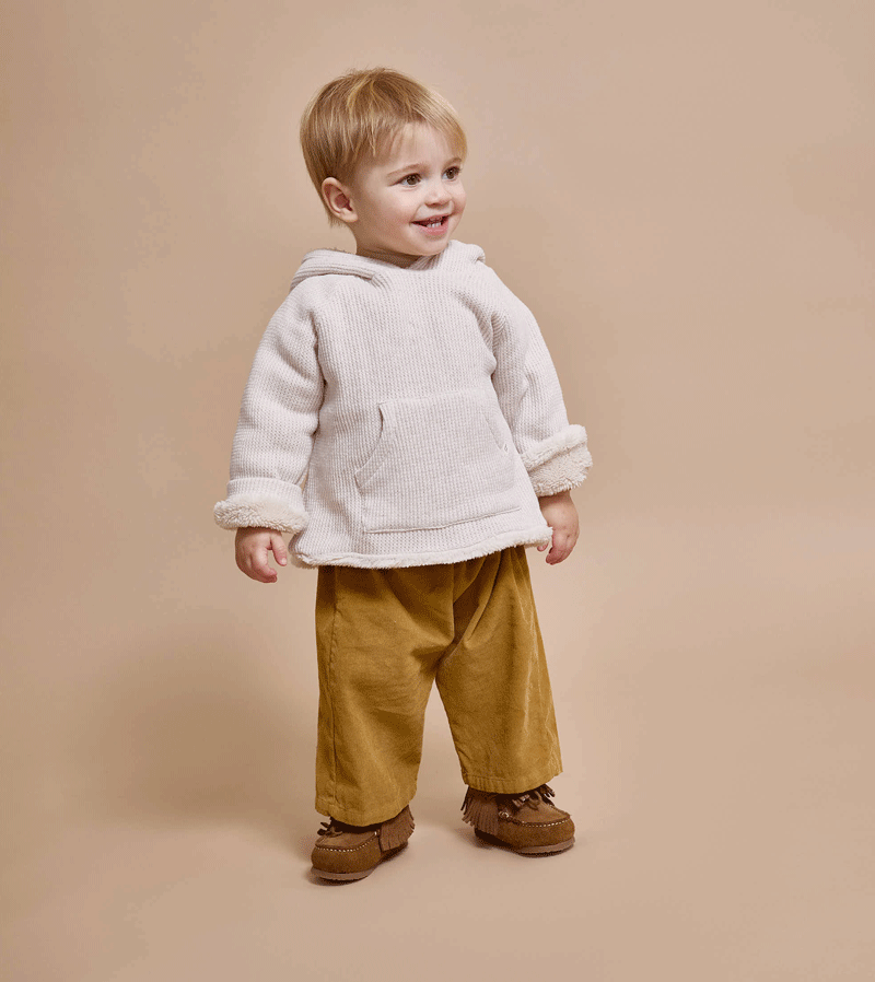 Ochre Soft Corduroy Trousers by Buho