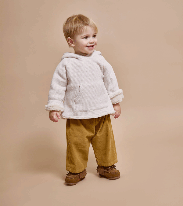 Ochre Soft Corduroy Trousers by Buho