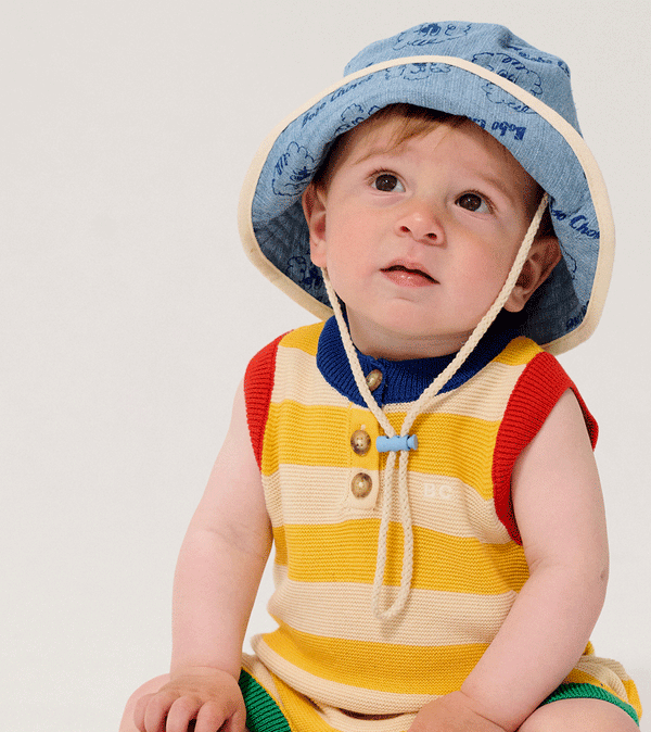 Pickles The Dog all over Bucket Hat by Bobo Choses