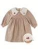 Baby Jonesy Smocked Dress with Embroidered Collar by Gingersnaps
