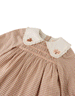 Baby Jonesy Smocked Dress with Embroidered Collar by Gingersnaps