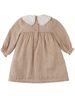 Baby Jonesy Smocked Dress with Embroidered Collar by Gingersnaps