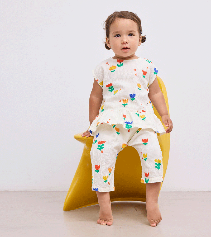 Garden Party all over Woven Harem Pants by Bobo Choses