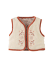 Baby Glade Reversible Gilet with Embroidered Details by Gingersnaps