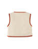 Baby Glade Reversible Gilet with Embroidered Details by Gingersnaps