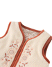Baby Glade Reversible Gilet with Embroidered Details by Gingersnaps