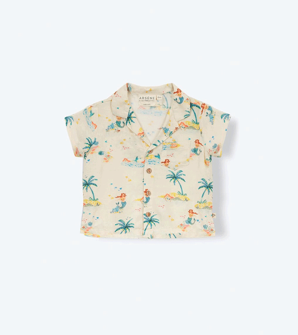 Mermaid Flynn Baby Shirt by Arsene et Les Pipelettes