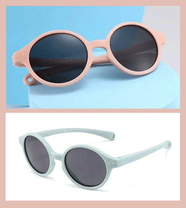 Baby Polarized Sunglasses UV400 Protection with Stay-on-Strap