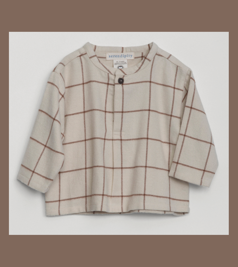 Baby Brushed Peasant Shirt  by Serendipity