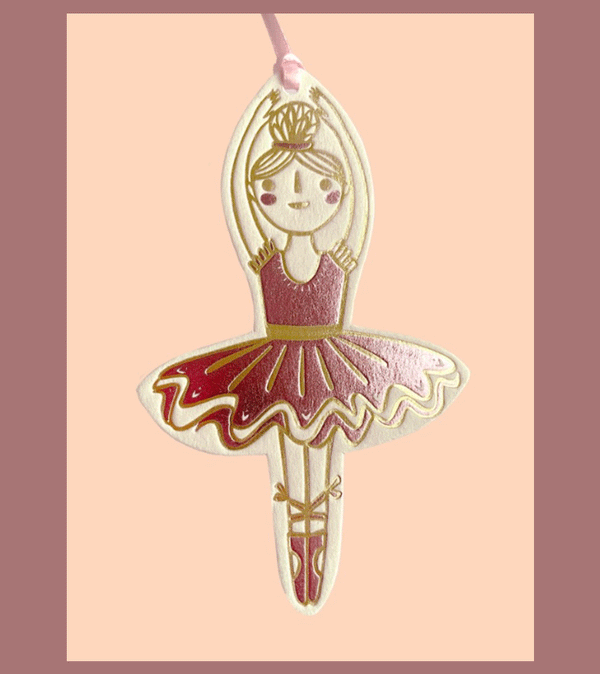 Pink Ballerina Decoration by Joy Nevada