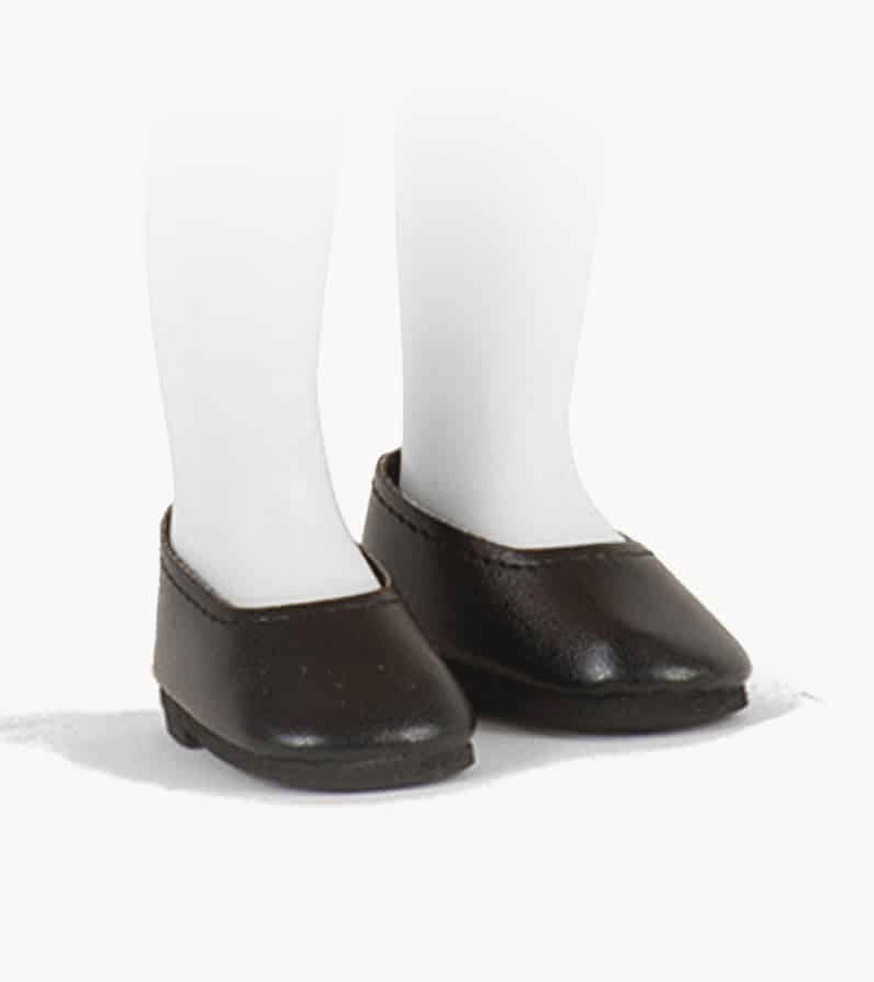Black Ballerina Shoes for Amigas Girl Dolls