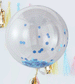 Giant Blue Orb Confetti Balloon by Ginger Ray