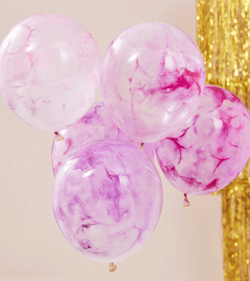 Pink Paint Balloons by Ginger Ray