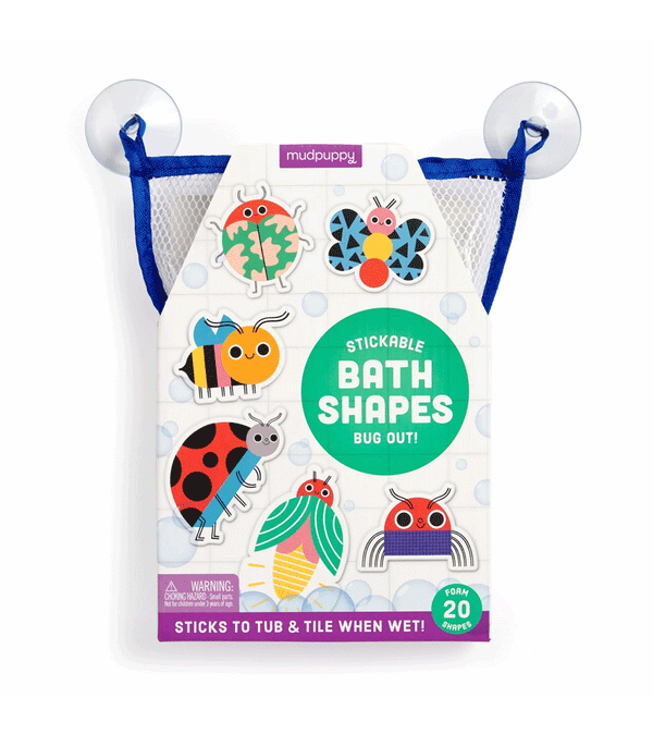 Bug Out! Stickable Foam Bath Shapes by Mudpuppy