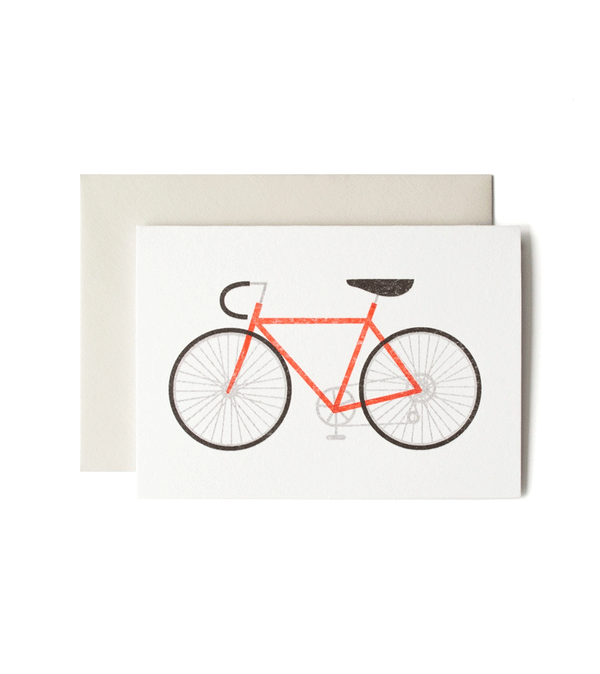 Sporty Bike Mini Card by Bobbie Print