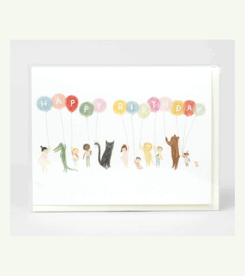 Misfits Party Birthday Card by Black Apple