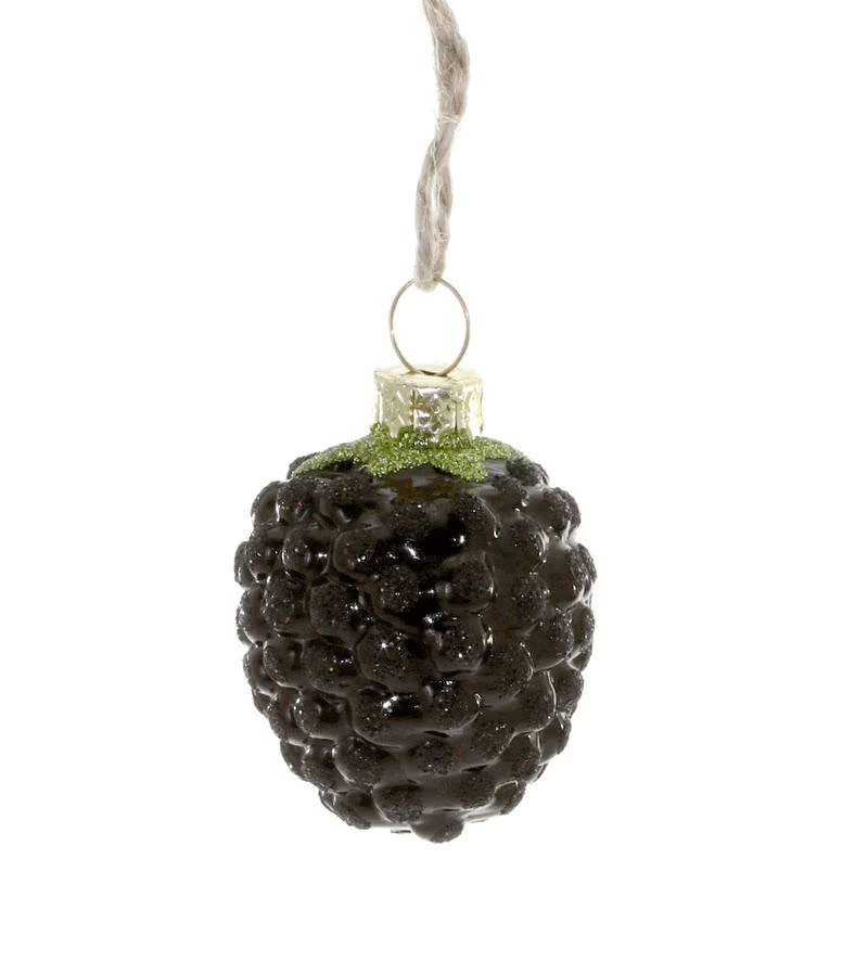 Blackberry Glass Ornament by Cody Foster