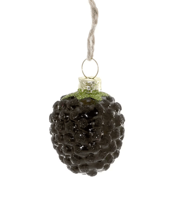 Blackberry Glass Ornament by Cody Foster