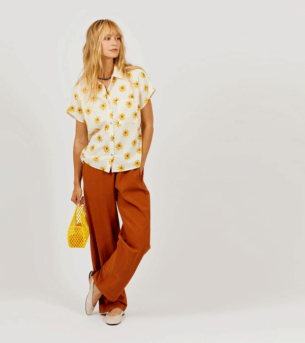 Women's Sun Blouse by Arsene et Les Pipelettes