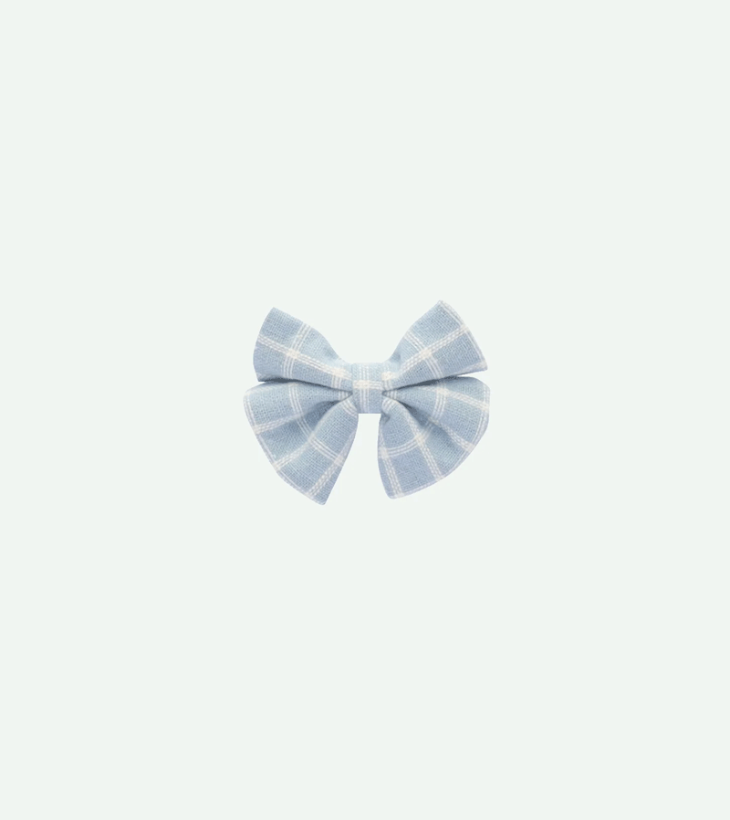Morning Fog Blue Hair Bow by Sticky Lemon