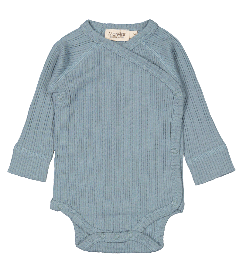 Blue Dove Modal Pointelle Rib Body by MarMar Copenhagen