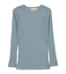 Blue Dove Modal Pointelle Rib Tee by MarMar Copenhagen