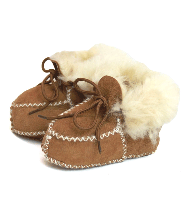 Chestnut Baby Sheepskin Booties