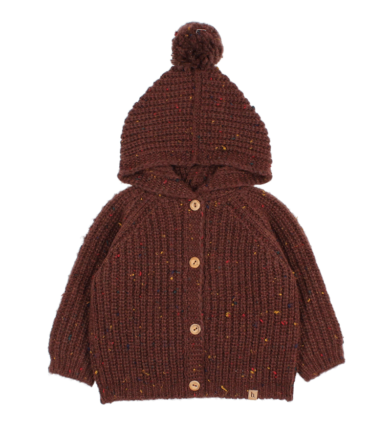 Brownie Botonato Knitted Jacket by Buho