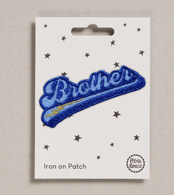 Brother Iron on Patch by Petra Boase