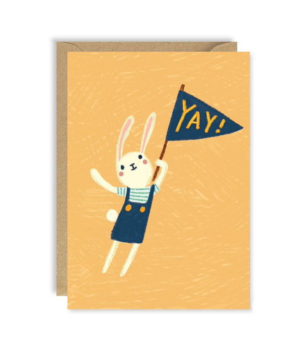 Bunny Yay!  Card by Joy Neveda