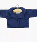 Dark Blue Velvet Jacket for Baby Doll by Minikane