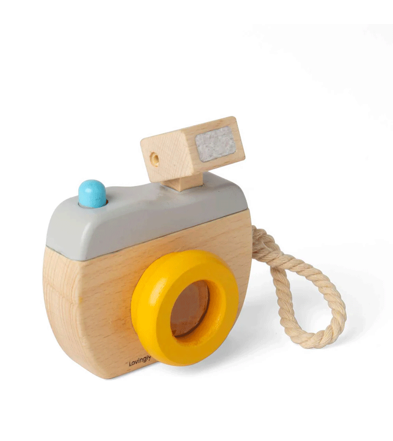 Wooden Toy Camera by Bigjigs Toys