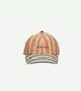 Coral Pink & Sandy Stripes Cap by Sticky Lemon