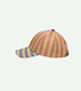 Coral Pink & Sandy Stripes Cap by Sticky Lemon