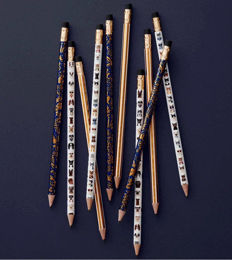 Cats & Dogs Pencil set by Rifle Paper Co