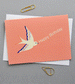 Happy Birthday Bird Notecard Set by Elvira van Vredenburgh