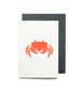 Cute little Crab Mini Card by Bobbie Print