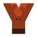 A - Z individual Wooden Graphic Animal Letters by Djeco