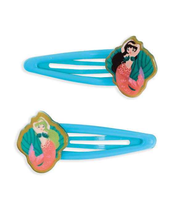 Set of 2 Tallulah Hair Clips by Djeco Plume Range