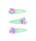 Set of 3 Eglantine Hair Clips by Djeco Plume Range
