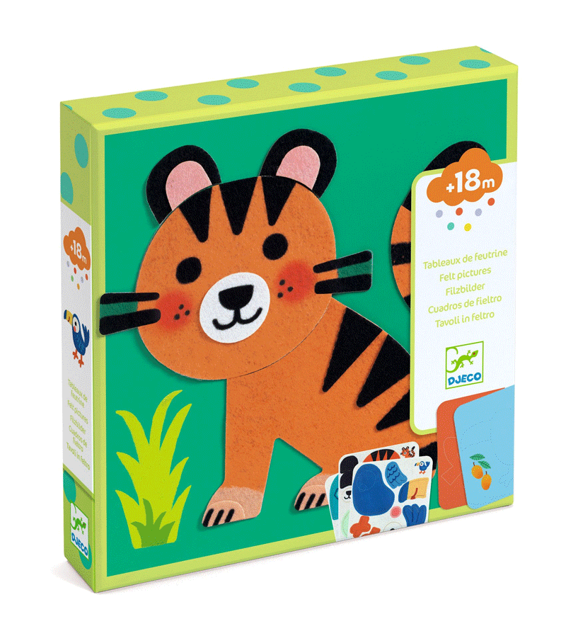 Soft Animals Felt Pictures by Djeco