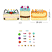 Cat Cake Mosaics by Djeco