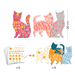 Elodie's Pretty Cats Art Set by Djeco