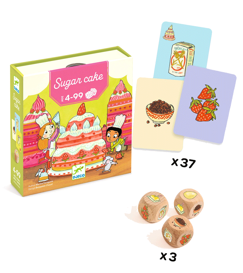 Sugar Cake Dice Game by Djeco
