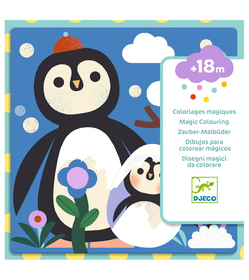 Peek-a-Boo Magic Colouring by Djeco